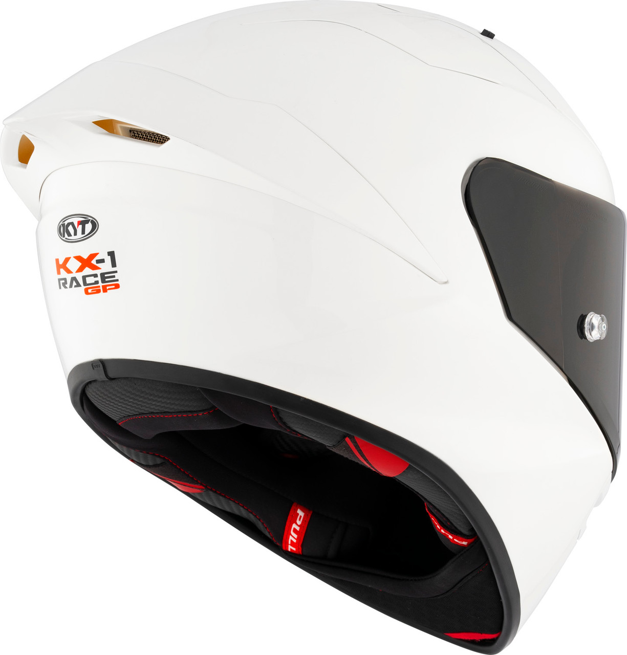KYT KX-1 Race GP White Helmet - Speed Addicts